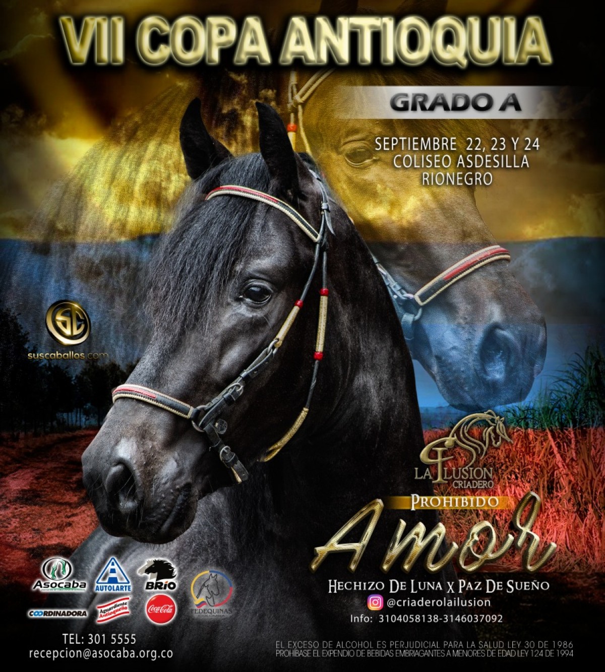 RESULTADOS VII Copa Antioquia Grado A - Asocaba 2017, TROTE Y GALOPE