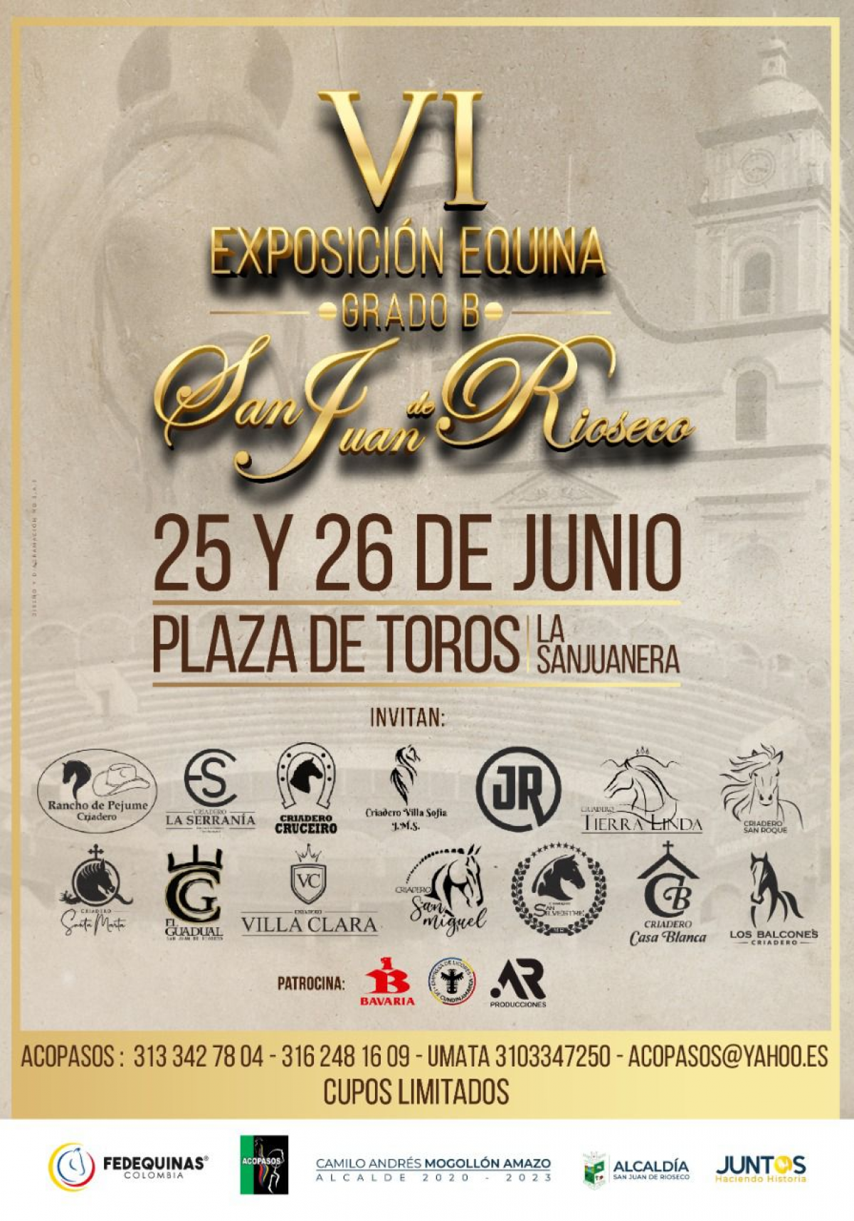 EXPOSICIÓN EQUINA GRADO B SAN JUAN DE RIOSECO