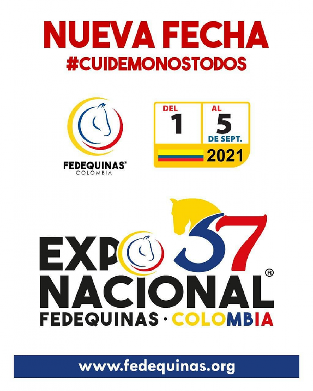 37 Exposición Nacional, la cual se realizará del 1 al 5 de septiembre de 2021