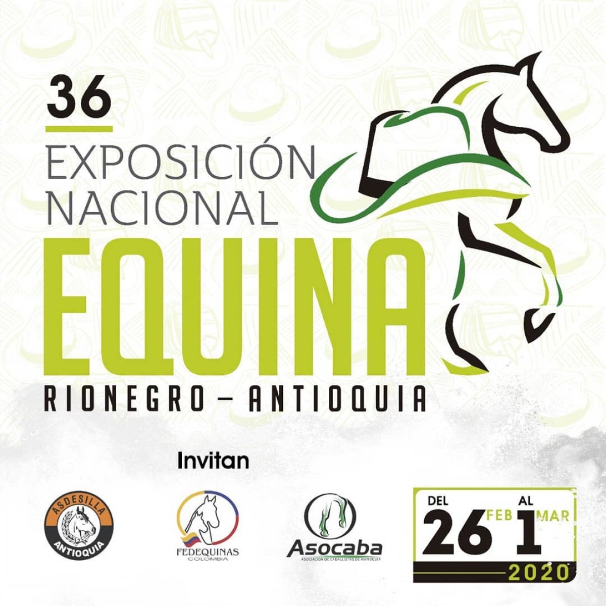 Progr&aacute;mate Para La 36 Exposici&oacute;n Equina Nacional 2020