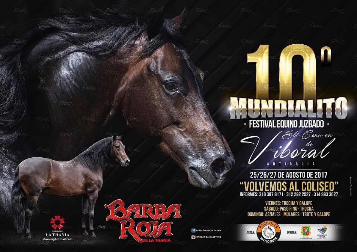 10ª Mundialito Festival Equino Juzgado - 25 Al 27 De Agosto