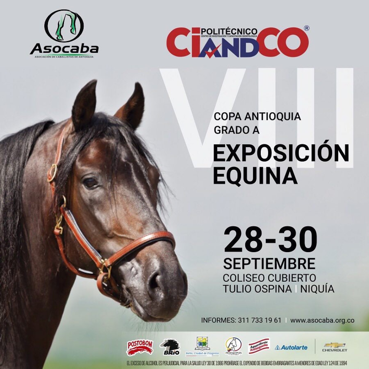 RESULTADOS VIII Copa Antioquia Grado A- Asocaba 2018 - PASO FINO COLOMBIANO