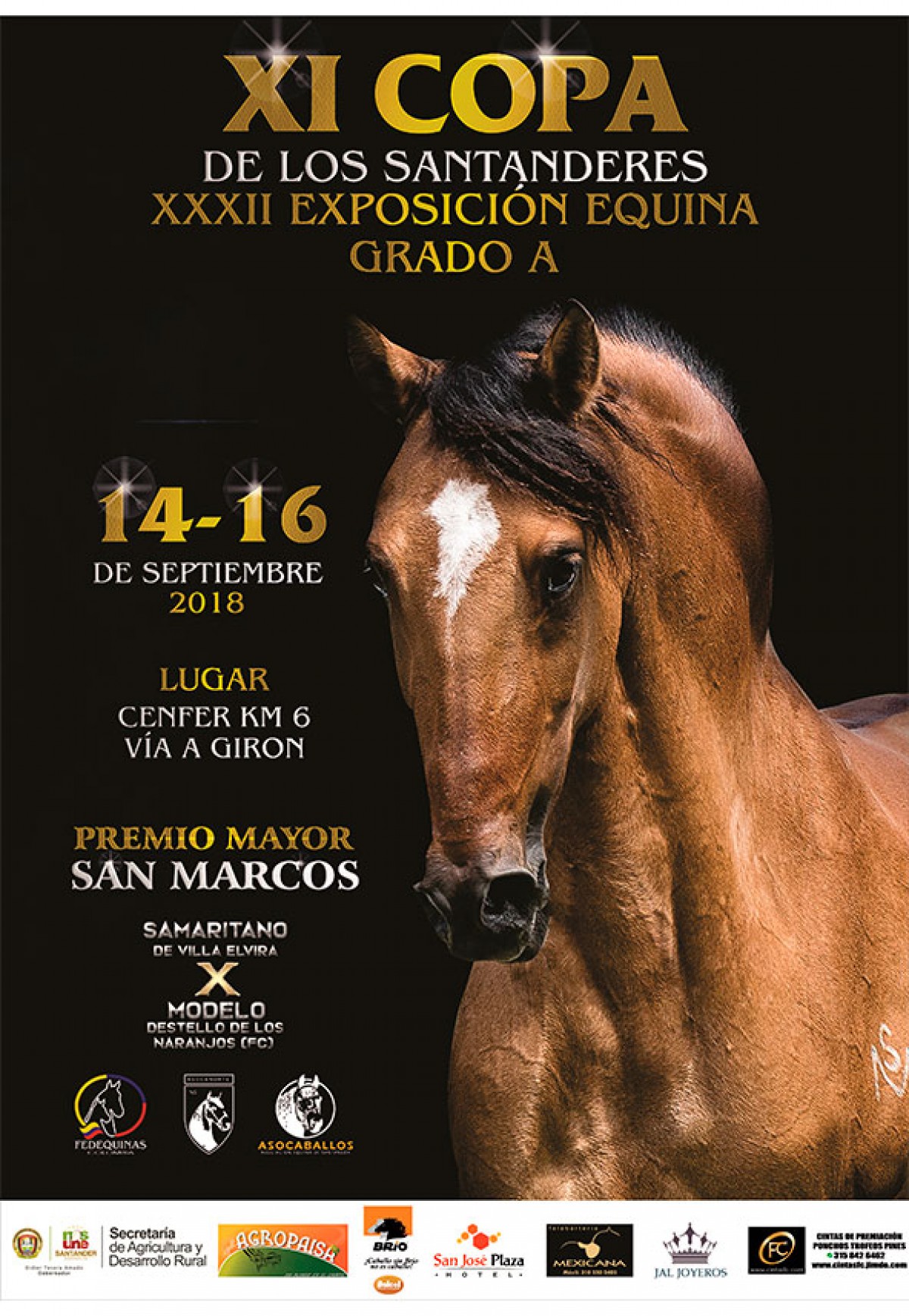 RESULTADOS XI Copa De Los Santanderes Grado A, Bucaramanga 2018 - TROCHA Y GALOPE