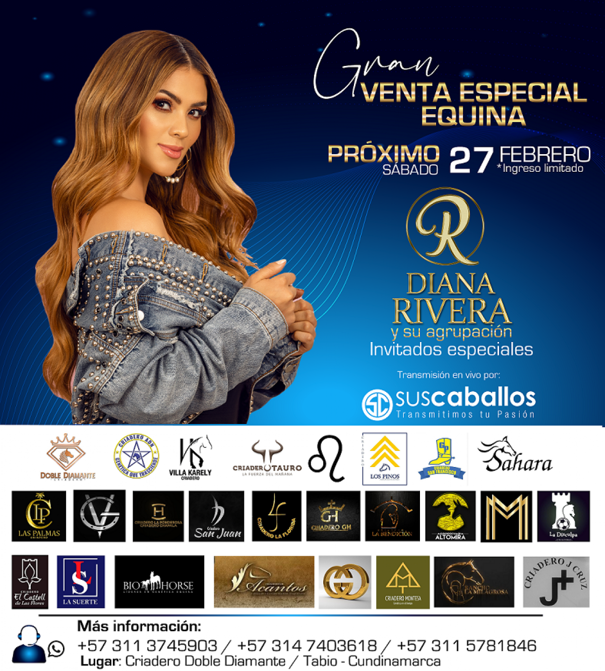  Gran Venta Especial equina, el día 27 de febrero