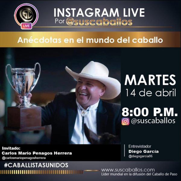 https://www.suscaballos.com/Instagram live de @suscaballos Con Carlos Mario P Herrera y Diego García 