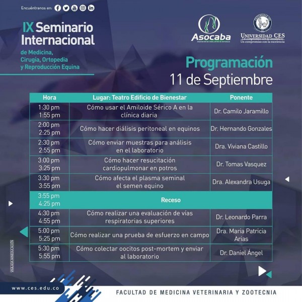 https://www.suscaballos.com/9 Seminario Internacional de Cirugía, Ortopedia Y Reproducción Equina