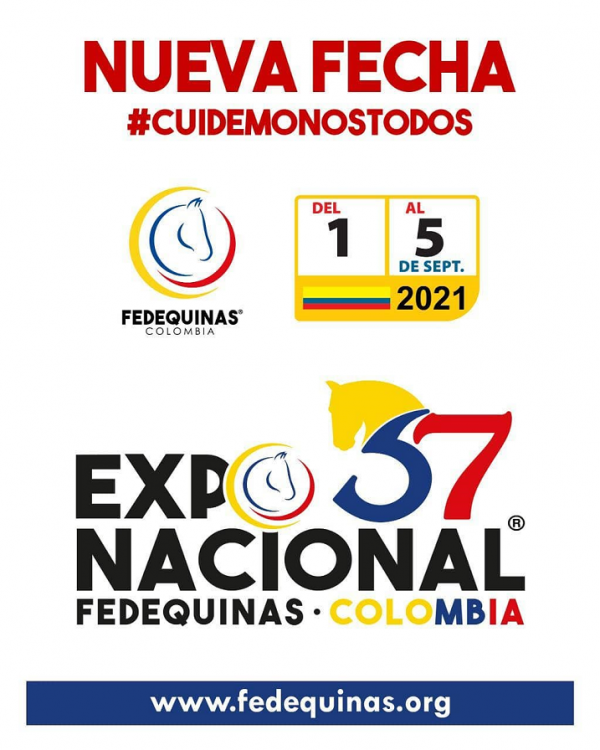 https://www.suscaballos.com/37 Exposición Nacional, la cual se realizará del 1 al 5 de septiembre de 2021
