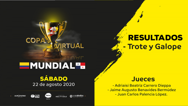https://www.suscaballos.com/COPA MUNDIAL BRÍO resultados de la modalidad del TROTE Y GALOPE