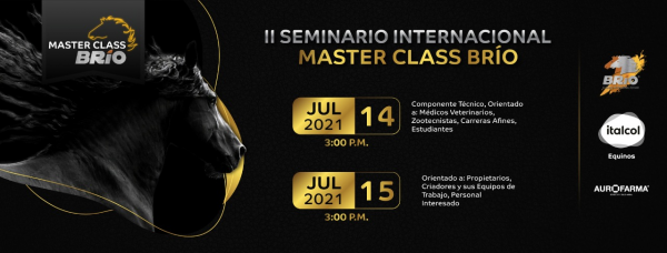 https://www.suscaballos.com/ II SEMINARIO INTERNACIONAL MASTER CLASS BRÍO 2021