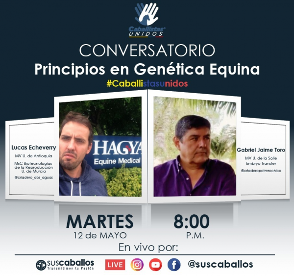 https://www.suscaballos.com/Conversatorio Principios en Genética Equina