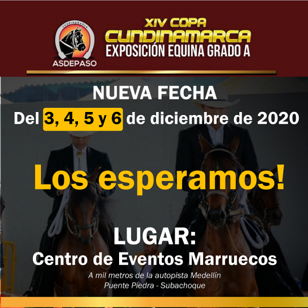 https://www.suscaballos.com/NUEVA SEDE Y FECHA DE LA COPA CUNDINAMARCA 2020