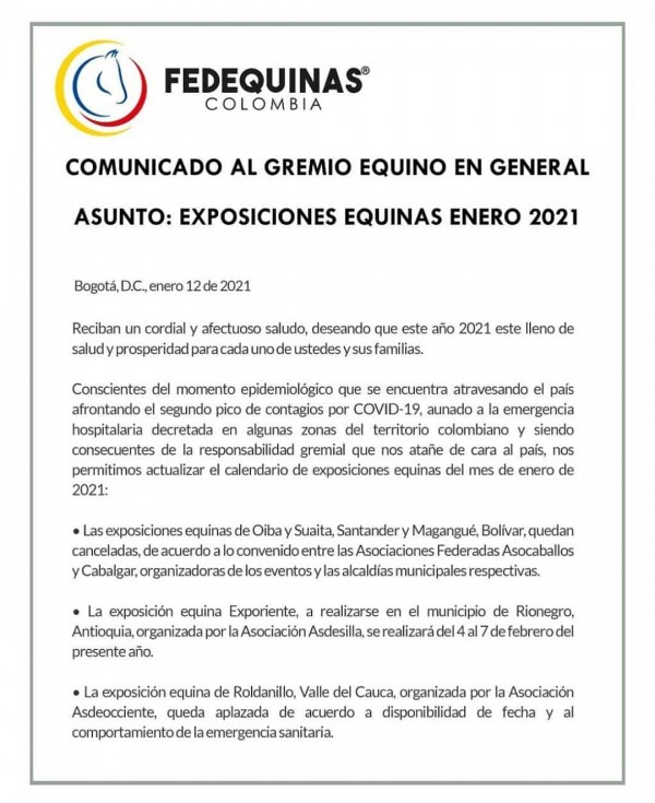 https://www.suscaballos.com/Comunicado @fedequinas.oficial
