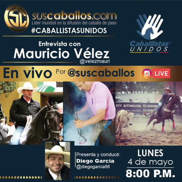 https://www.suscaballos.com/ Entrevista con Mauricio Vélez 