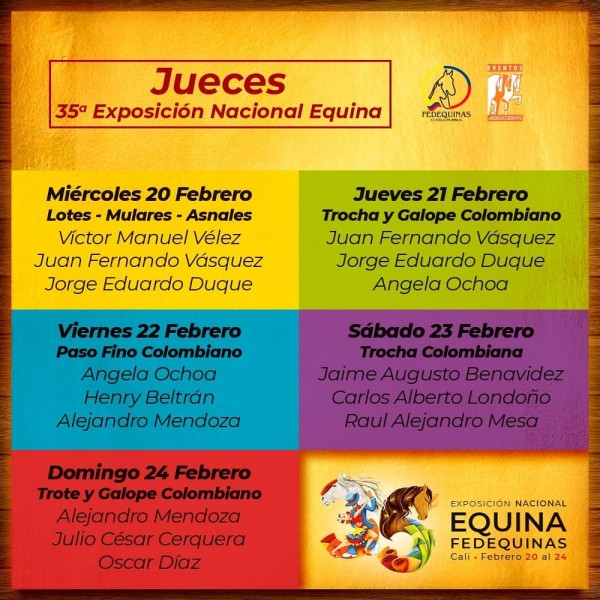https://www.suscaballos.com/Jueces Y Cuerpo Técnico de la Nacional 2019