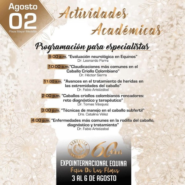 https://www.suscaballos.com/Prográmate Para Las Actividades Académicas de la Feria de las Flores,2 de Agosto