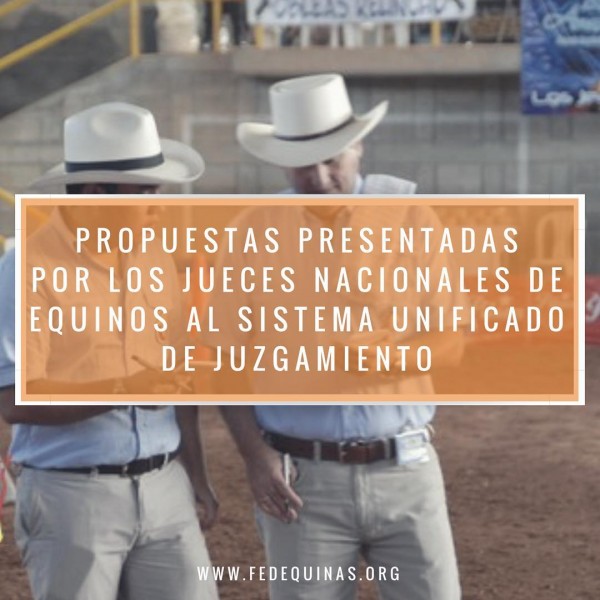 https://www.suscaballos.com/Fedequinas: Propuestas Presentadas Por Los Jueces Al Sistema De Juzgamiento, #2