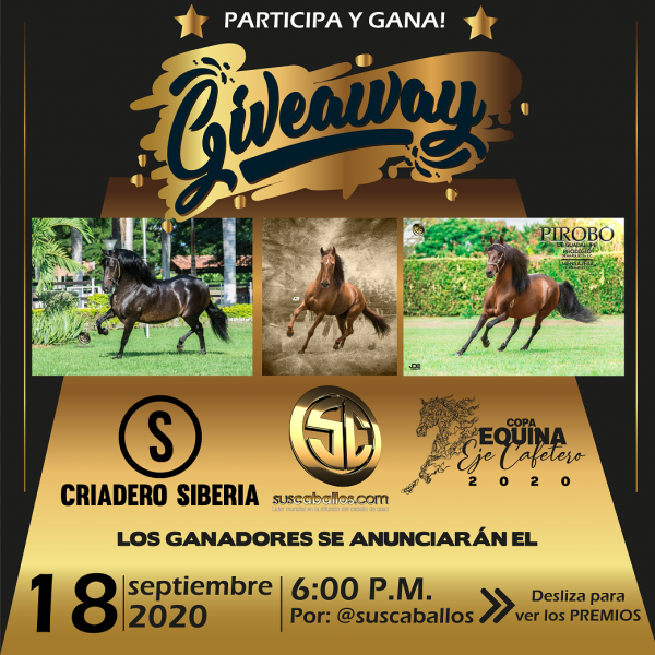 https://www.suscaballos.com/GIVEAWAY  - Para los amantes del Caballo Criollo Colombiano 