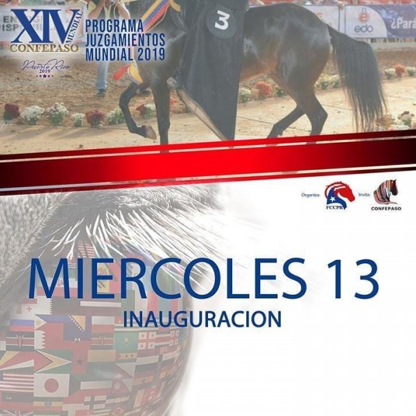 https://www.suscaballos.com/Programaci&oacute;n XIV Mundial Confepaso, 14 al 17 de Noviembre, Puerto Rico