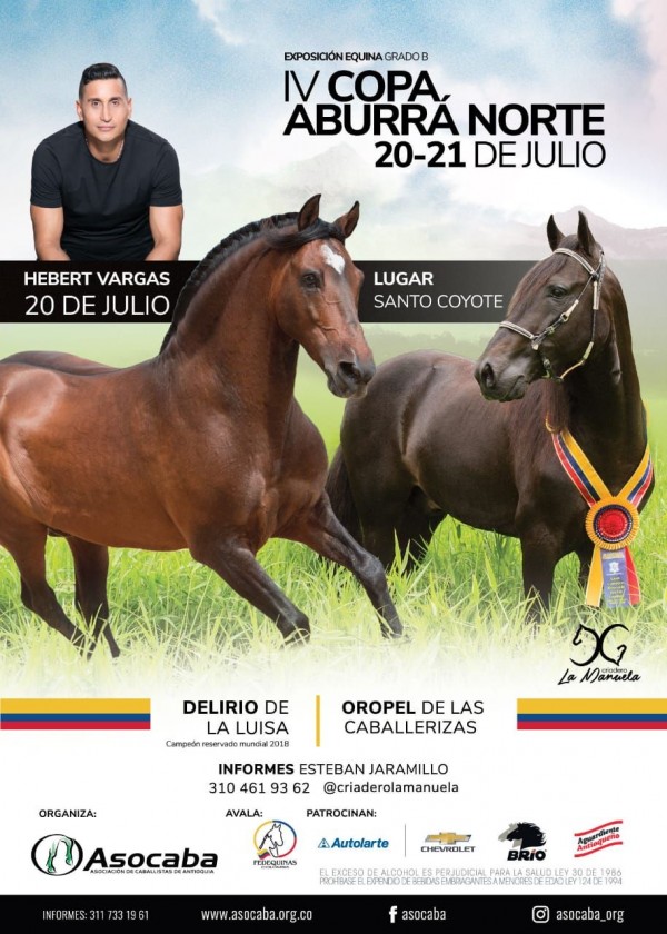 https://www.suscaballos.com/RESULTADOS IV Copa Aburrá Norte Grado B, Asocaba 2018 - TROCHA Y GALOPE