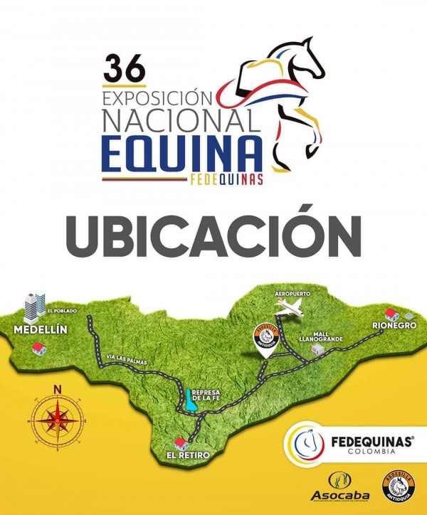 https://www.suscaballos.com/Sabes c&oacute;mo llegar a la sede donde se realizar&aacute; la 36 Exposici&oacute;n Nacional Equina