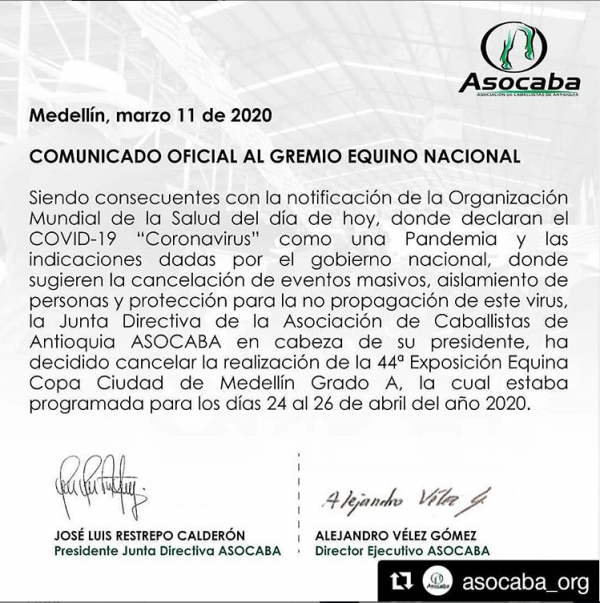 https://www.suscaballos.com/✔️ COMUNICADO OFICIAL ASOCABA ⠀ 