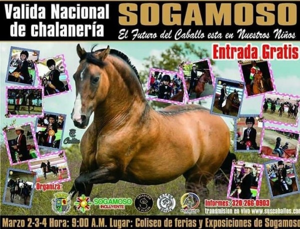 https://www.suscaballos.com/TRANSMISIÓN Válida de Chalaneria Sogamoso, 2 al 4 de Marzo
