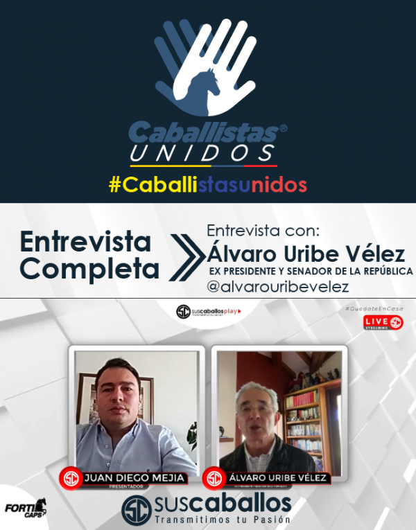 https://www.suscaballos.com/ENTREVISTA A ÁLVARO URIBE VÉLEZ EX PRESIDENTE Y SENADOR DE LA REPÚBLICA