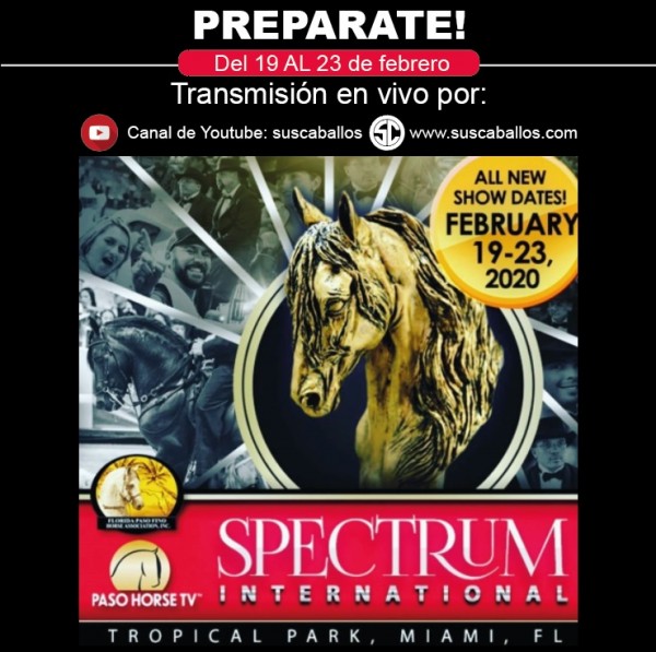 https://www.suscaballos.com/SPECTRUM INTERNACIONAL - TROPICAL PARK, MIAMI, FLORIDA - DEL 19 AL 23 DE FEBRERO